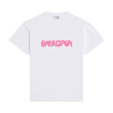 Tričko Balenciaga Slime T-Shirt Medium Fit Biela | 612965 TLVF1 9014, 0
