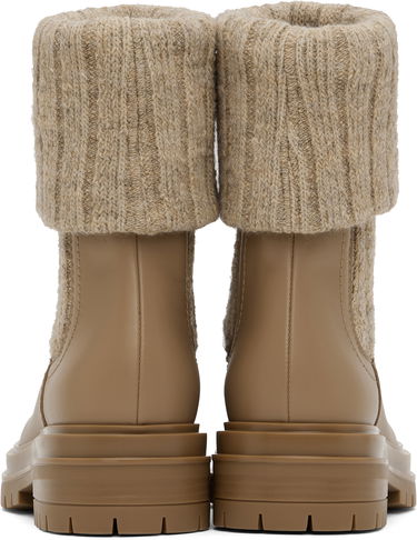 Tenisky a topánky Gianvito Rossi Gianvito Rossi Chalet Knit Ankle Boots Béžová | G72929-20GOM-CKH, 1