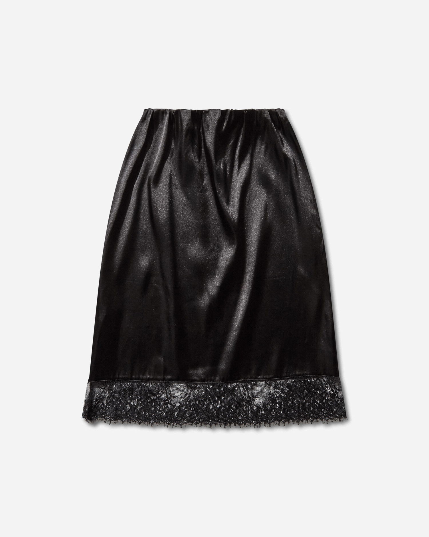 Sukňa OpéraSPORT Lucia Satin Lace Trim Skirt Čierna | K50FW25  4, 0