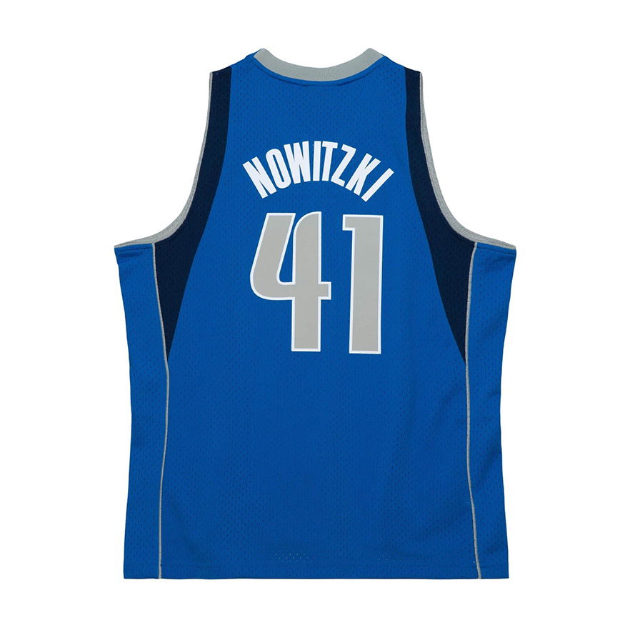 Tričko Mitchell & Ness NBA Dalls Mavericks Dirk Nowitzki Dark Jersey Navy | SMJY4192-DMA10DNOCPBL, 1