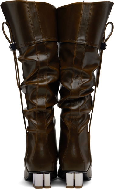 Tenisky a topánky GANNI Slouchy Knee Tall Boots Hnedá | S3074, 1