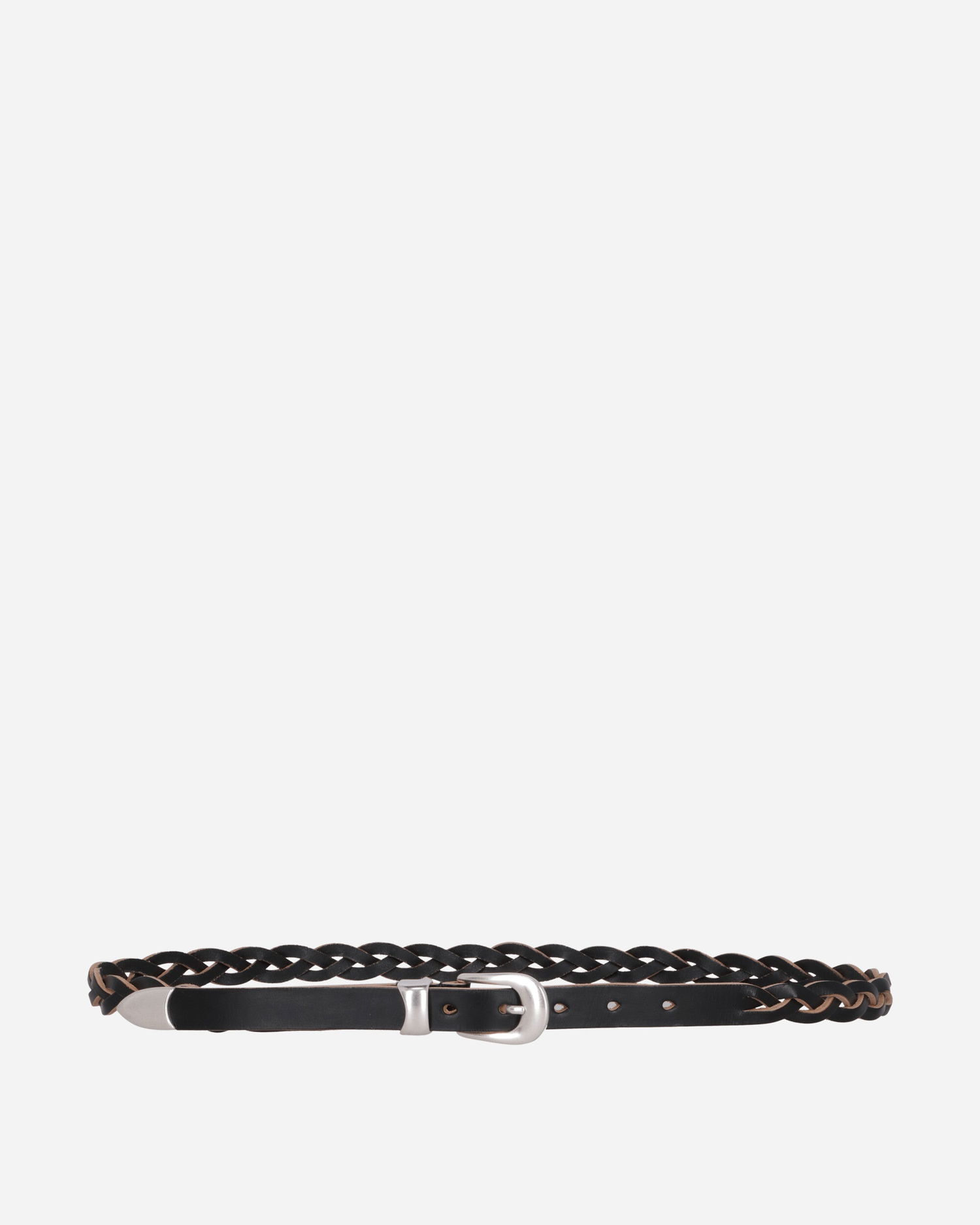 Opasok OUR LEGACY Braided Leather Belt 2 cm Čierna | A42382BB 001, 1