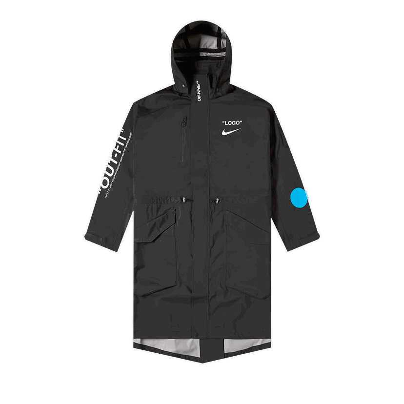 Parka Nike Nikelab x Off-White Mercurial NRG X Jacket Čierna | AA3256 010