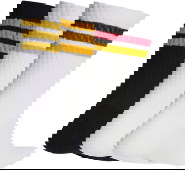 Ponožky adidas Originals Striped Crew 3-Pack Socks Rôznofarebný | ke5501, 1
