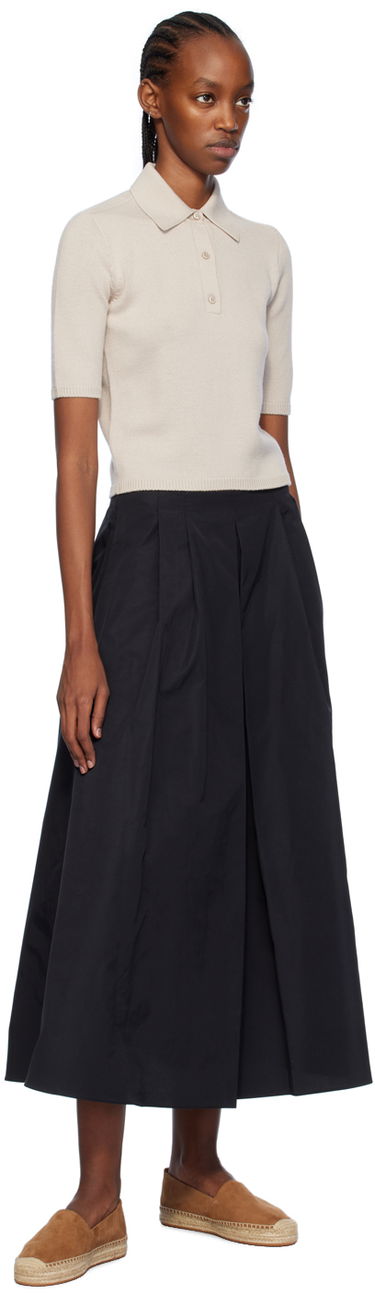 Sveter Max Mara Max Mara Gemma Polo Shirt Béžová | 2419361031600, 3