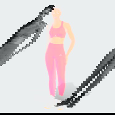 Legíny adidas Performance 3-Stripes Full-Length Tights Červená | JP2481, 4