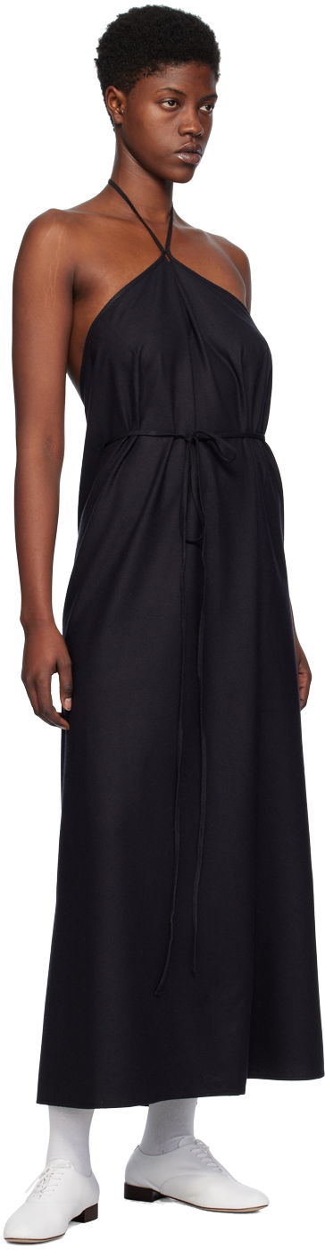 Šaty Baserange Halterneck Maxi Dress Čierna | DRLI-WS-000, 3