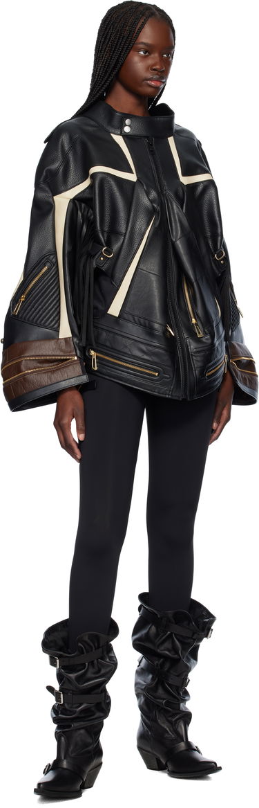 Bunda Junya Watanabe Junya Watanabe Komine Protector Faux-Leather Jacket Čierna | JO-J003-051-1, 3