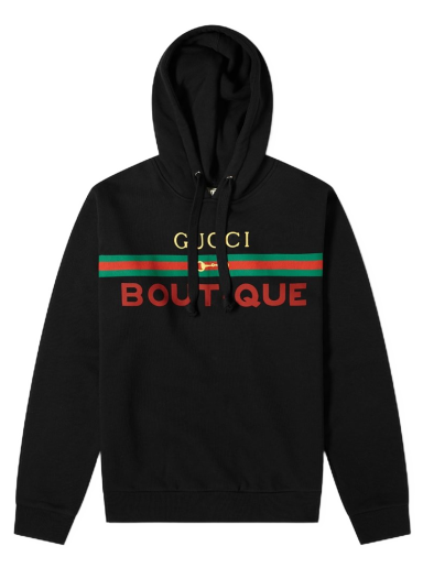Mikina Gucci Boutique Popover Hoody Čierna | 623244-XJCKX-1082