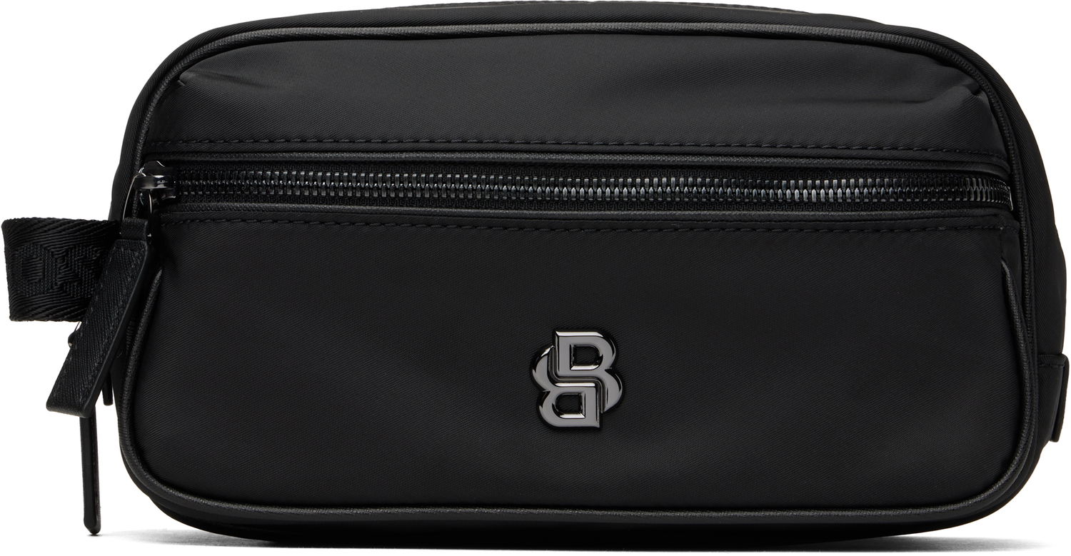 Cestovná taška BOSS BOSS Double B Monogram Wash Bag Čierna | 50548082, 0