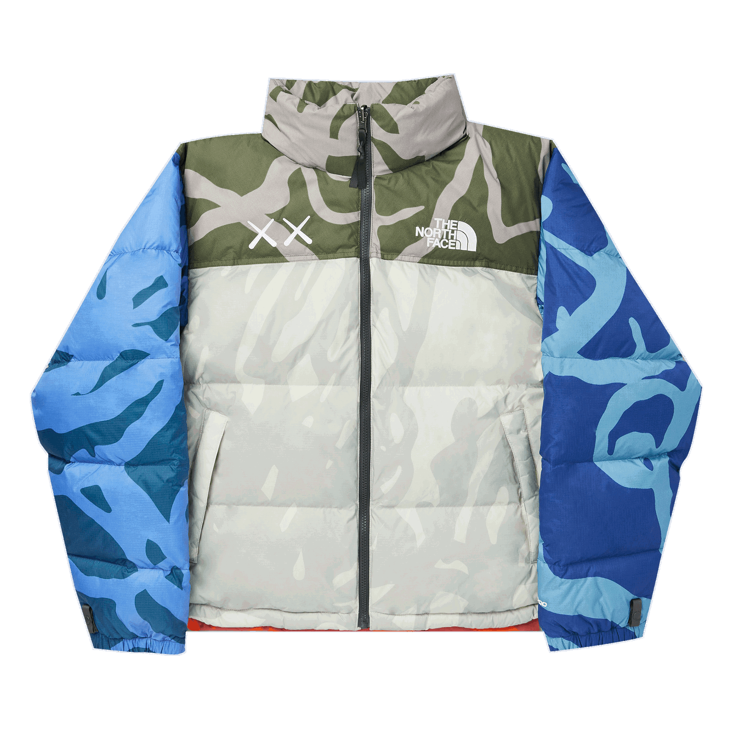 Prešívaná bunda The North Face KAWS x Retro 1996 Nuptse Puffer Jacket Rôznofarebný | NF0A7WLU75V, 0