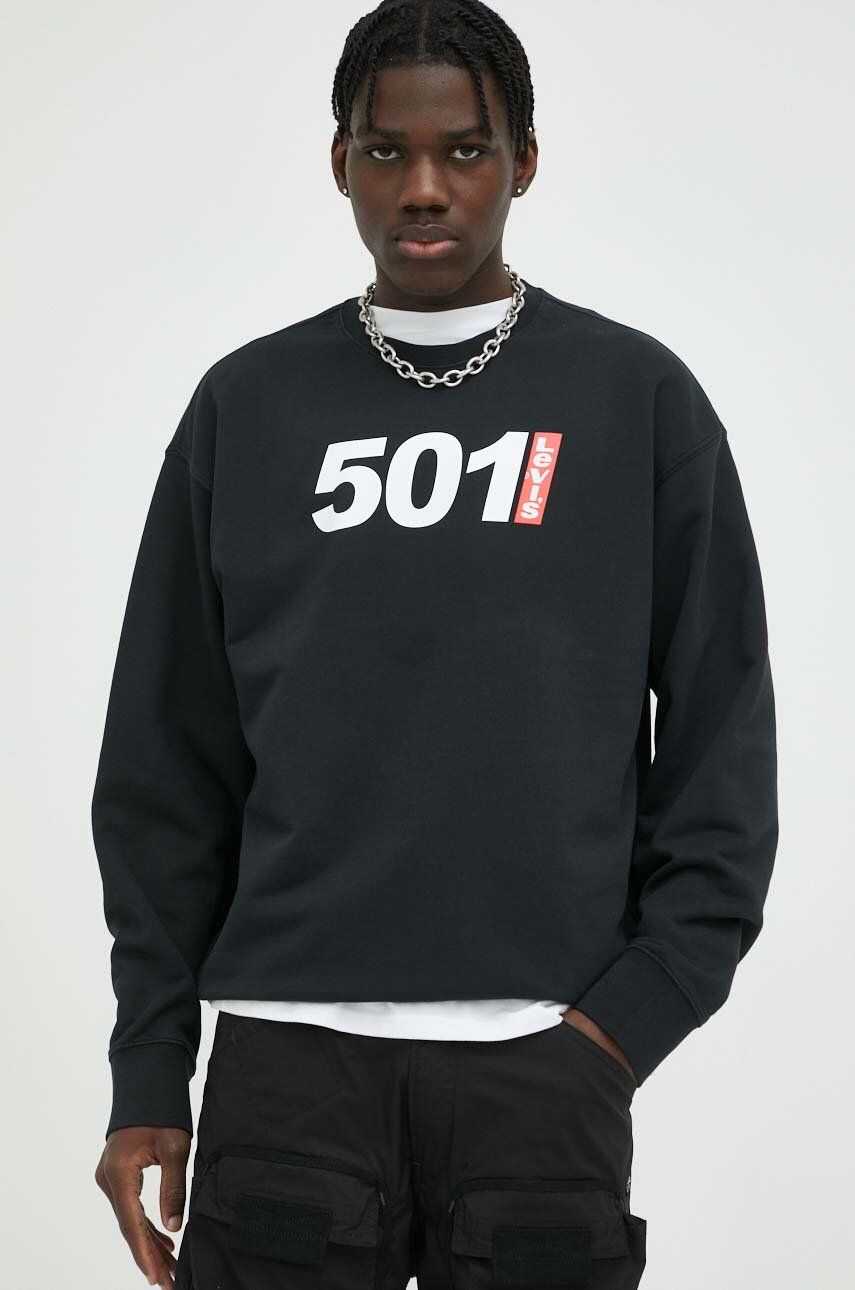 Mikina Levi's ® 501 Sweatshirt Čierna | 38712.0147, 0