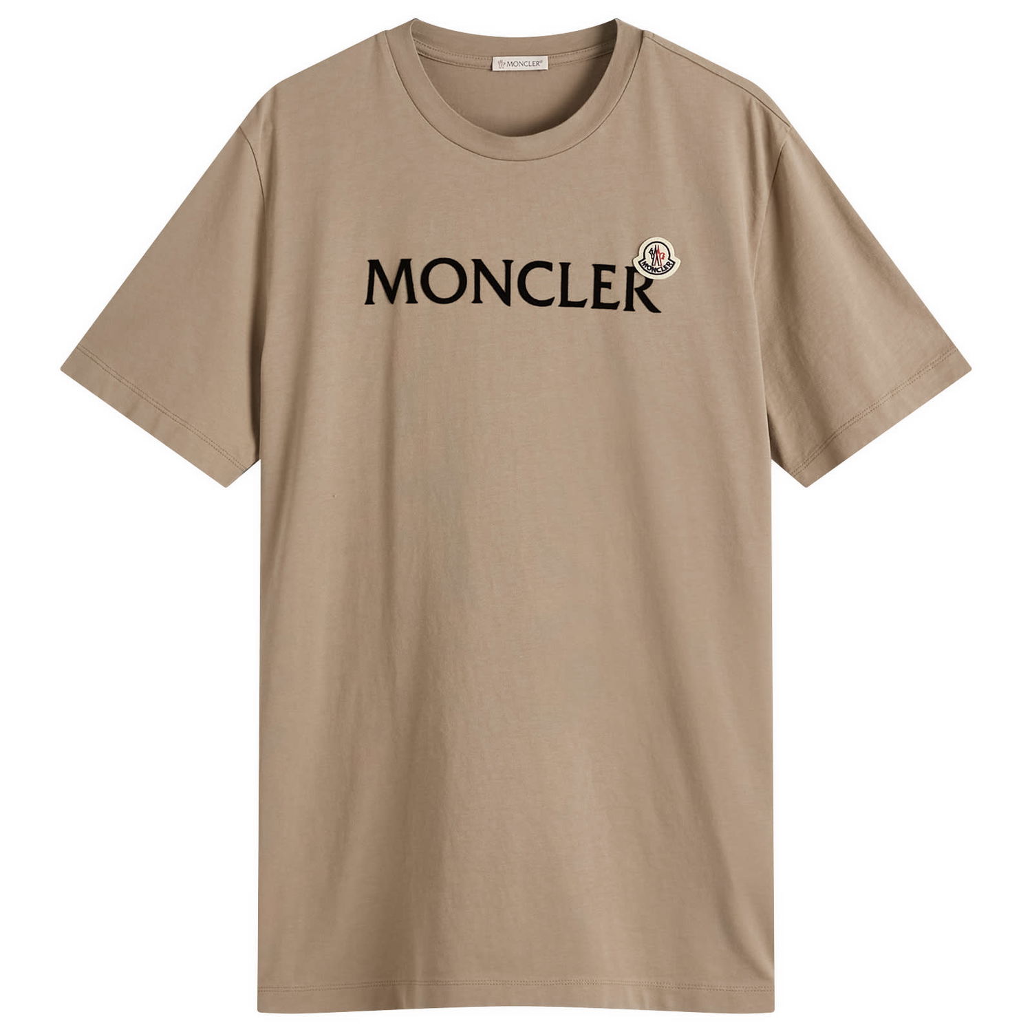 Tričko Moncler Moncler Logo T-Shirt, Size X-Small Béžová | 8C000-75-8390T-22E, 1