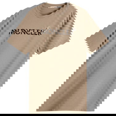 Tričko Moncler Moncler Logo T-Shirt, Size X-Small Béžová | 8C000-75-8390T-22E, 1