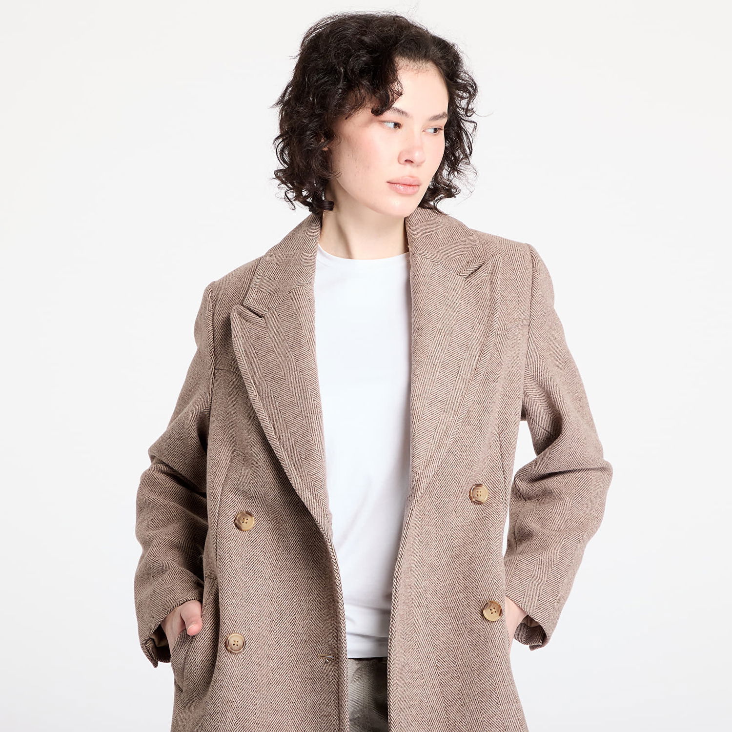 Kabáty Levi's Western Coat Beige Béžová | A8533-0000, 1