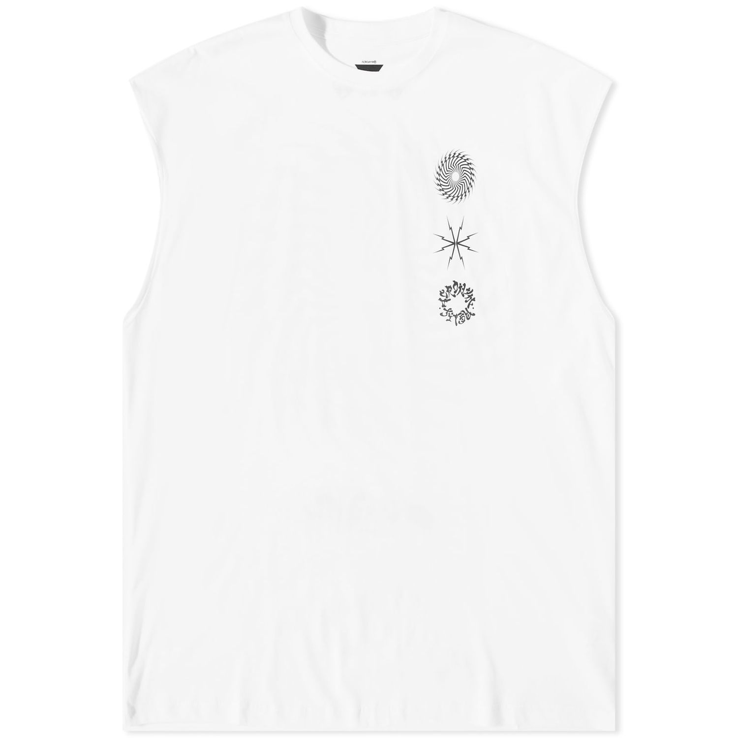 Tričko Acronym Pima Cotton Sleeveless Tee Biela | S25-PR-C-WT, 0
