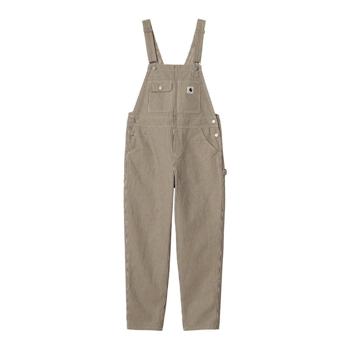 Nohavice Carhartt WIP Haywood Bib Haywood Stripe Béžová | I033137_26I_02, 0