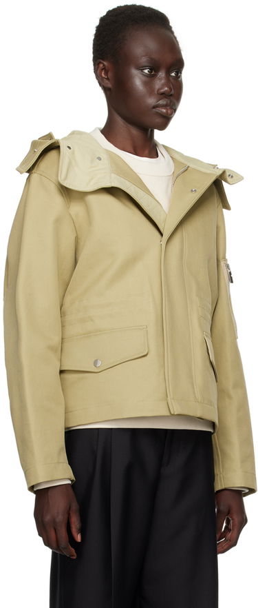 Parka Burberry Burberry Short Faux-Fur Trim Jacket Béžová | 8095254, 3