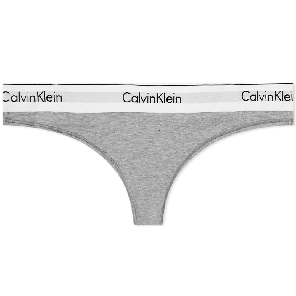 Nohavičky CALVIN KLEIN Thong Šedá | 0000F3786E020, 0
