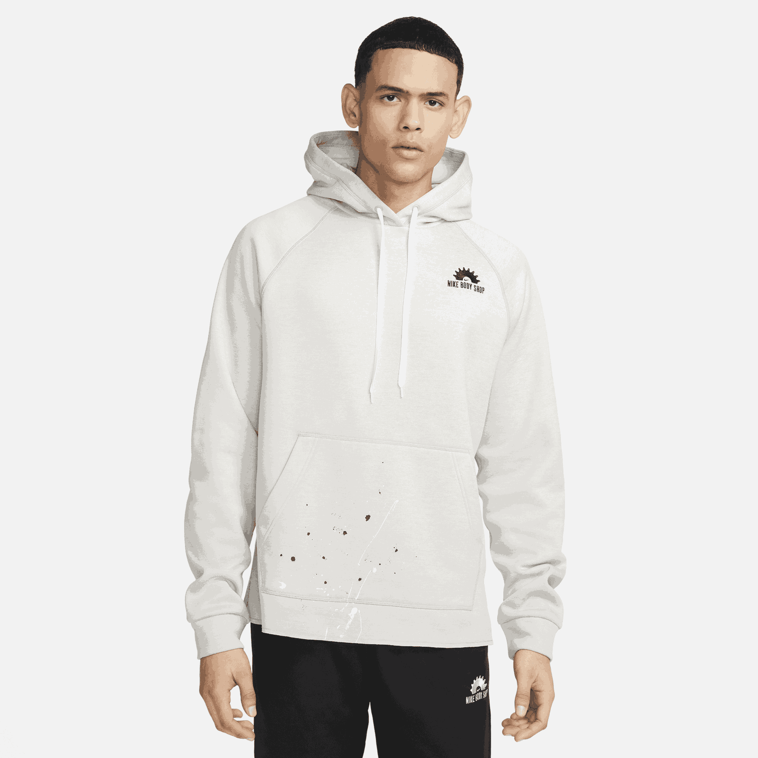 Mikina Nike Nike Therma-FIT Fleece Fitness Hoodie Biela | DV9906-012, 0