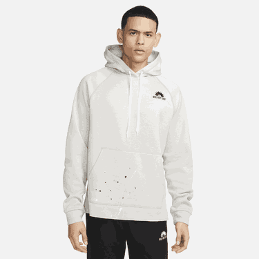 Mikina Nike Nike Therma-FIT Fleece Fitness Hoodie Biela | DV9906-012, 0