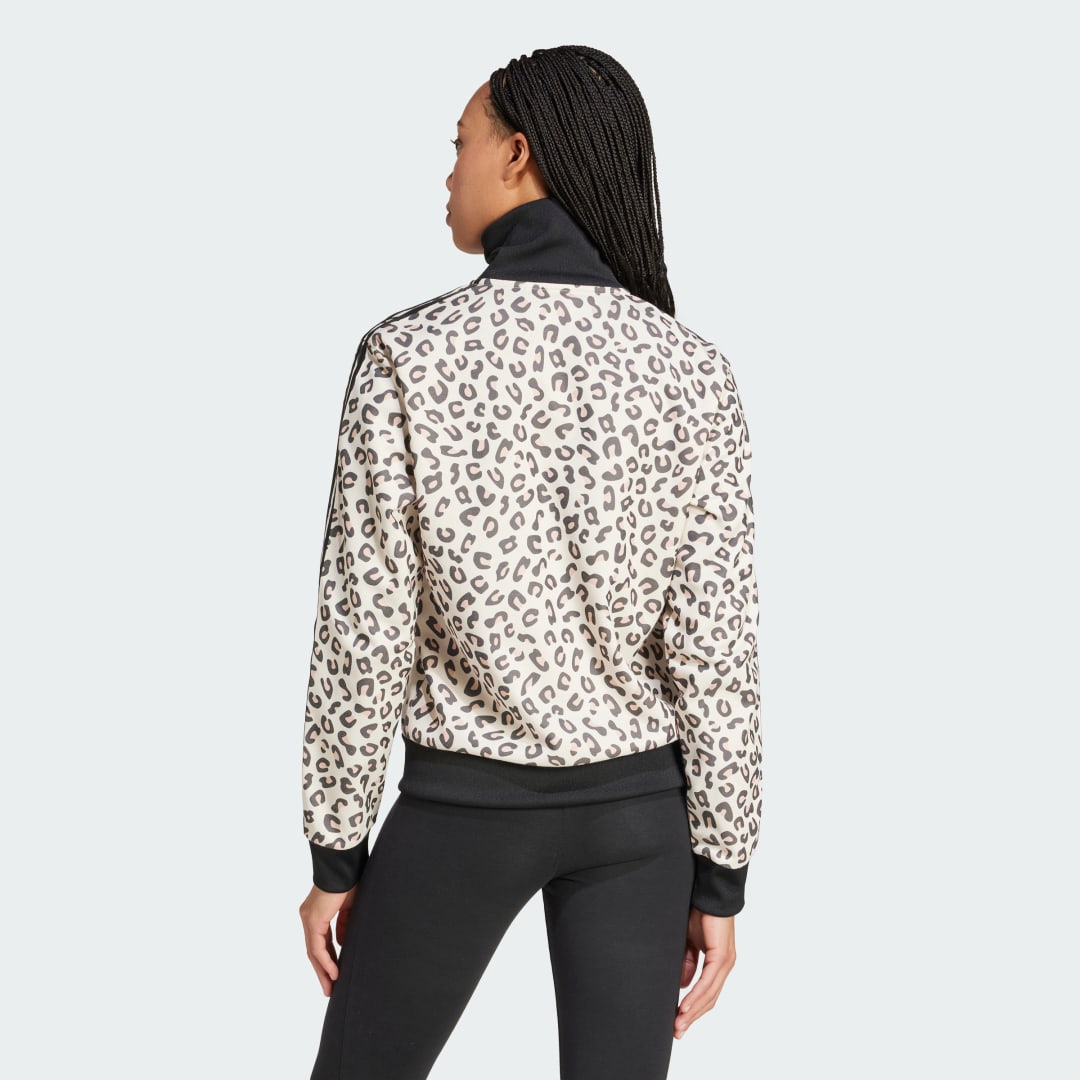 Leopard Print Track Jacket