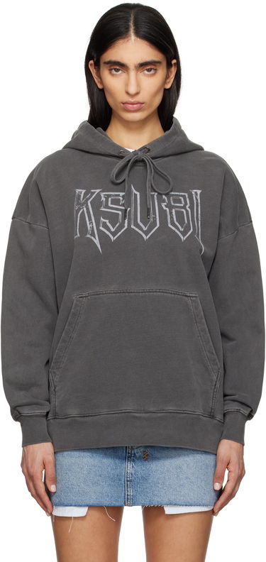 Mikina Ksubi Ksubi Kingdom Oh G Hoodie Šedá | WSP25FL004, 0
