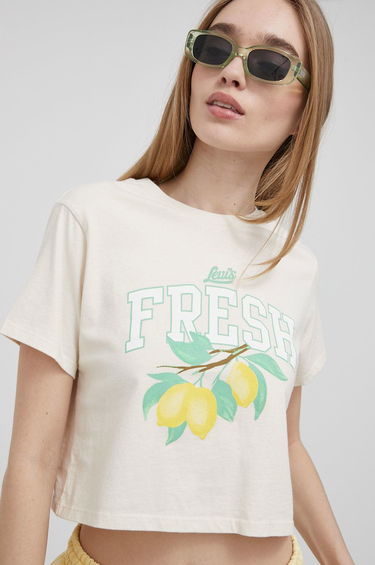 Tričko Levi's ® Cropped Jordie T-Shirt Béžová | A0785.0035, 0