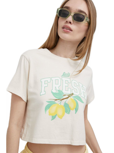 Tričko Levi's ® Cropped Jordie T-Shirt Béžová | A0785.0035