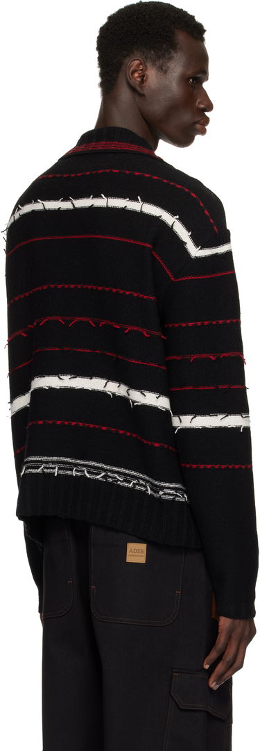Sveter Andersson Bell Andersson Bell Striped Polo Sweater Čierna | atb1245m, 2