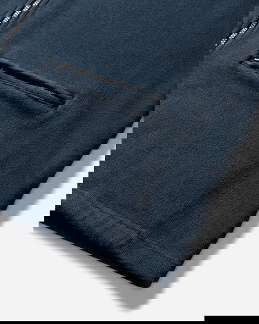 Mikina Cav Empt DBL Knit Collared Zip Up Sweatshirt Navy | CES28CS15 NAVY, 4