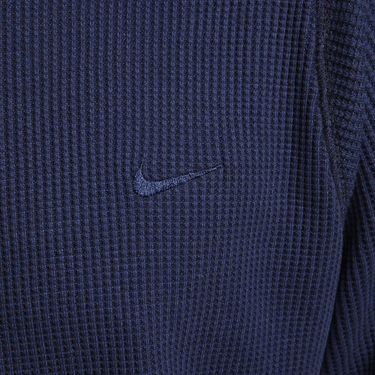 Mikina Nike Long-sleeve Heavyweight Waffle Top Navy | DX0894-451, 2