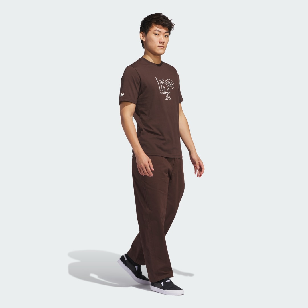 Tričko adidas Performance Shmoofoil Out of the Park Graphic T-Shirt Hnedá | JC7651, 1