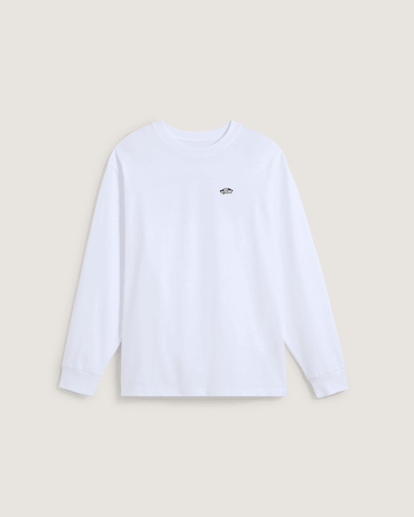 Tričko Vans Style 76 Long Sleeve T-Shirt, Size: XXL Biela | VN000R7AYB2