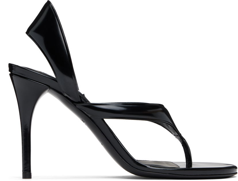 Tenisky a topánky Alaïa ALAÏA Heeled Thong Sandals Čierna | AA3S122CK301