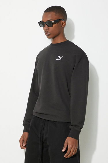 Mikina Puma Puma Better Classics Crewneck Sweatshirt Čierna | 624244, 3