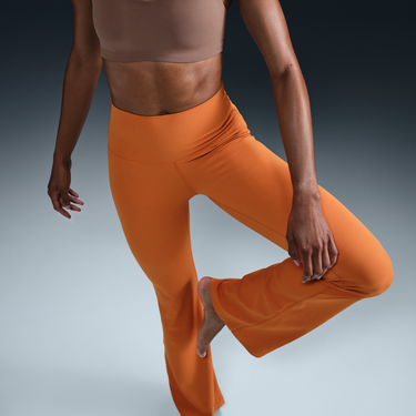 Legíny Nike Nike Zenvy High-Waisted Flare Leggings Oranžová | FV7921-815, 3