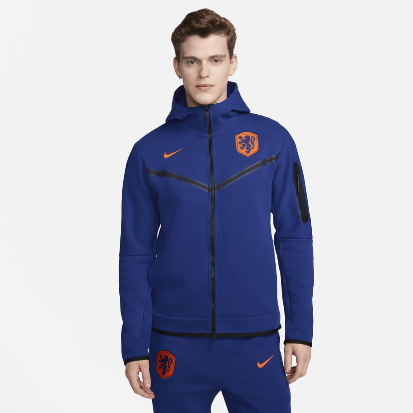 Mikina Nike Netherlands Tech Fleece Windrunner Navy | FJ8158-455