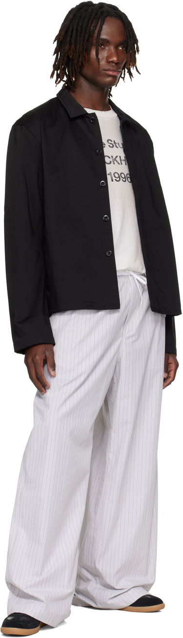 Bunda Acne Studios Acne Studios Satin Jacket Čierna | B90833-, 3