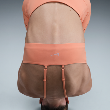 Podprsenka Nike One Keyhole Light-Support Padded High-Neck Sports Bra Oranžová | HJ3726-844, 3