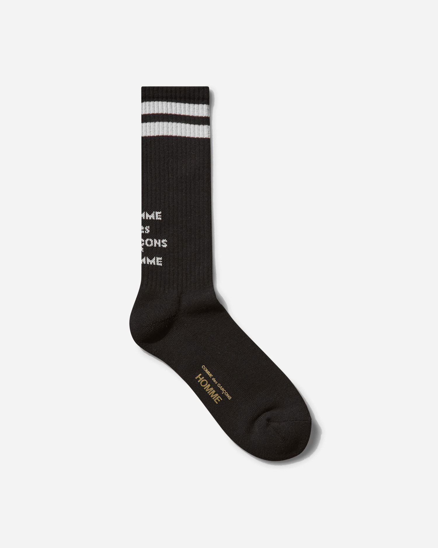 Ponožky Comme des Garçons Logo Stripe Socks Čierna | HO-K502-051 001, 1