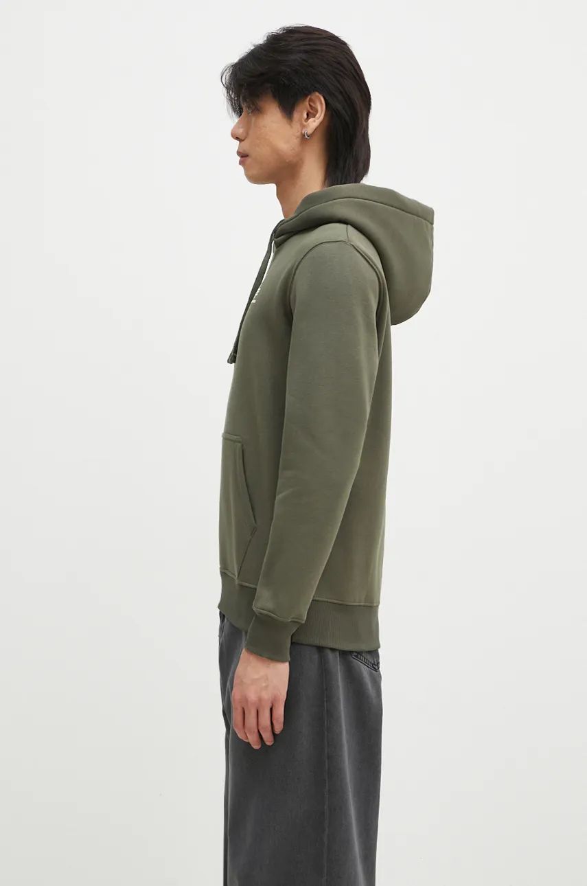 Mikina Alpha Industries Basic Small Logo Hoodie Zelené | 196318.142, 1