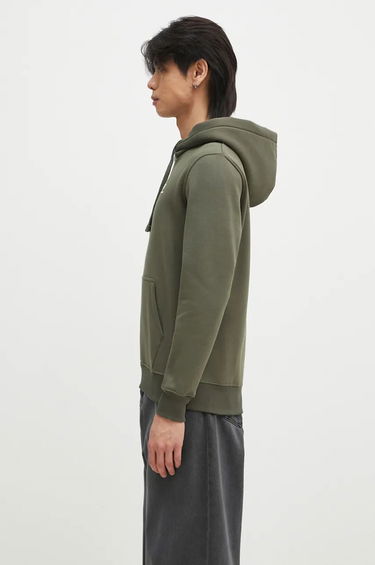 Mikina Alpha Industries Basic Small Logo Hoodie Zelené | 196318.142, 1