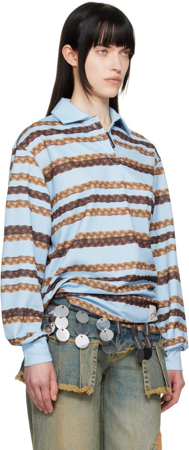 Polo tričko Andersson Bell Andersson Bell Hair Braid Stripe Polo Modrá | atb1264w, 1