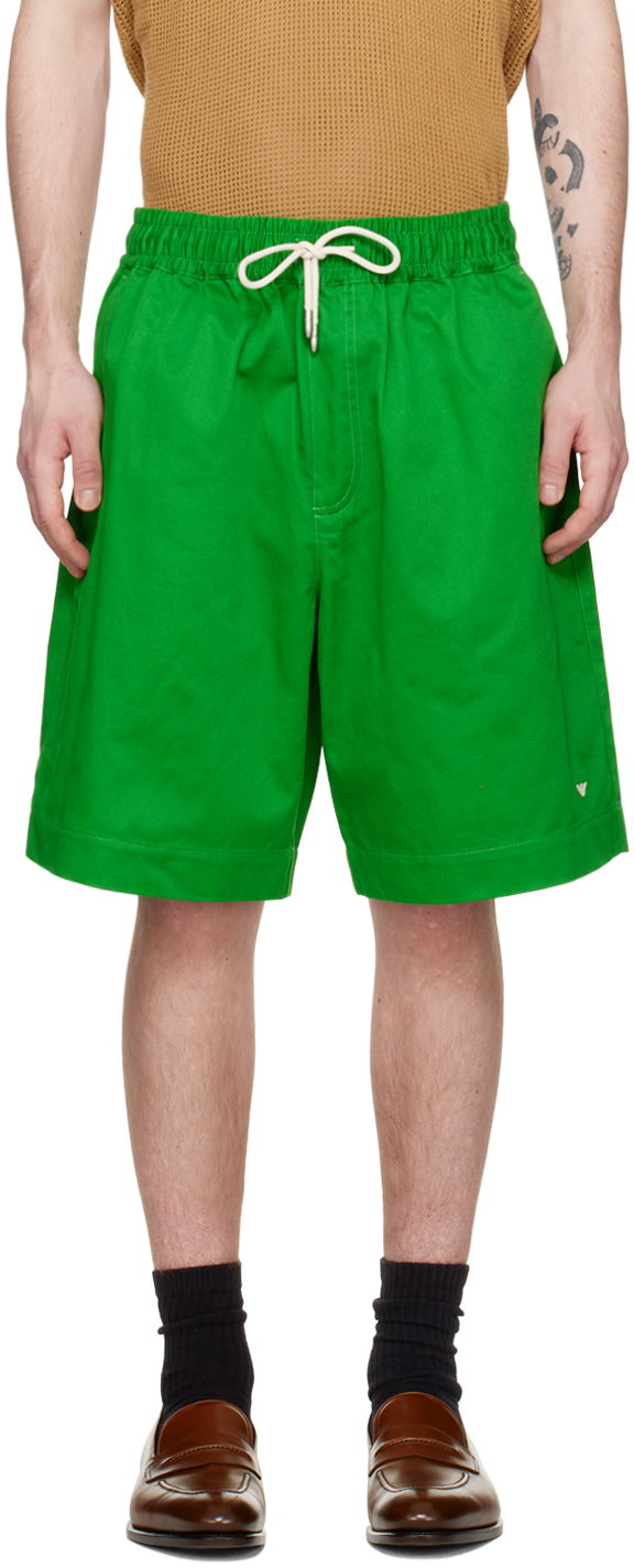 Šortky Emporio Armani Emporio Armani Oversized Shorts Zelené | 3R1P6F 1NX0Z 0538, 0