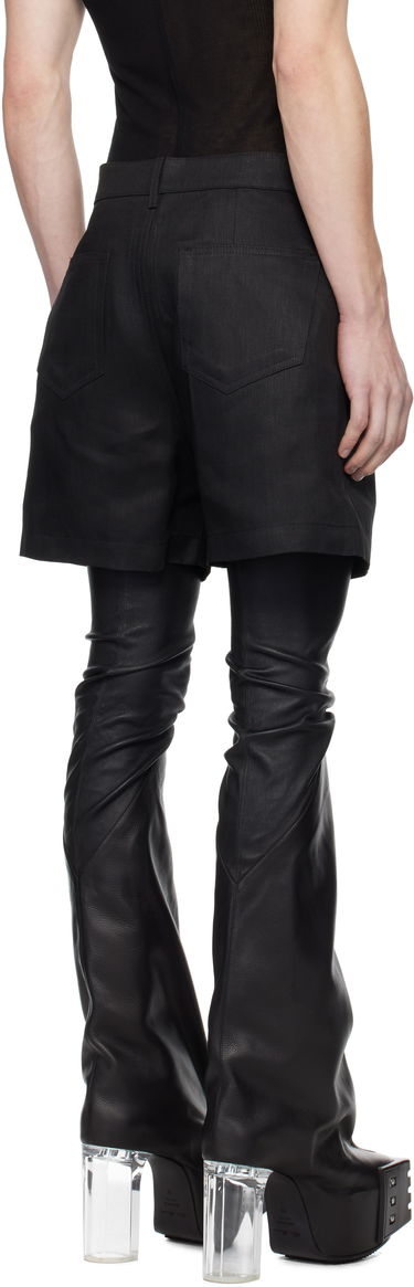 Šortky Rick Owens Rick Owens Hollywood Geth Cutoff Shorts Čierna | RU01E5373 TWL, 2