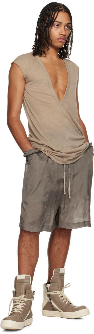 Tenisky a topánky Rick Owens Rick Owens Hollywood Geobasket Béžová | RU01E5894 LCO, 4
