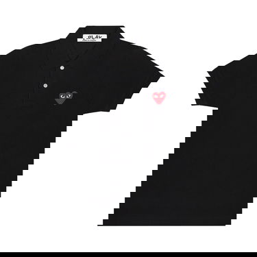Polo tričko Comme des Garçons Play Heart Polo Tee Čierna | AZ T006 051 1, 1