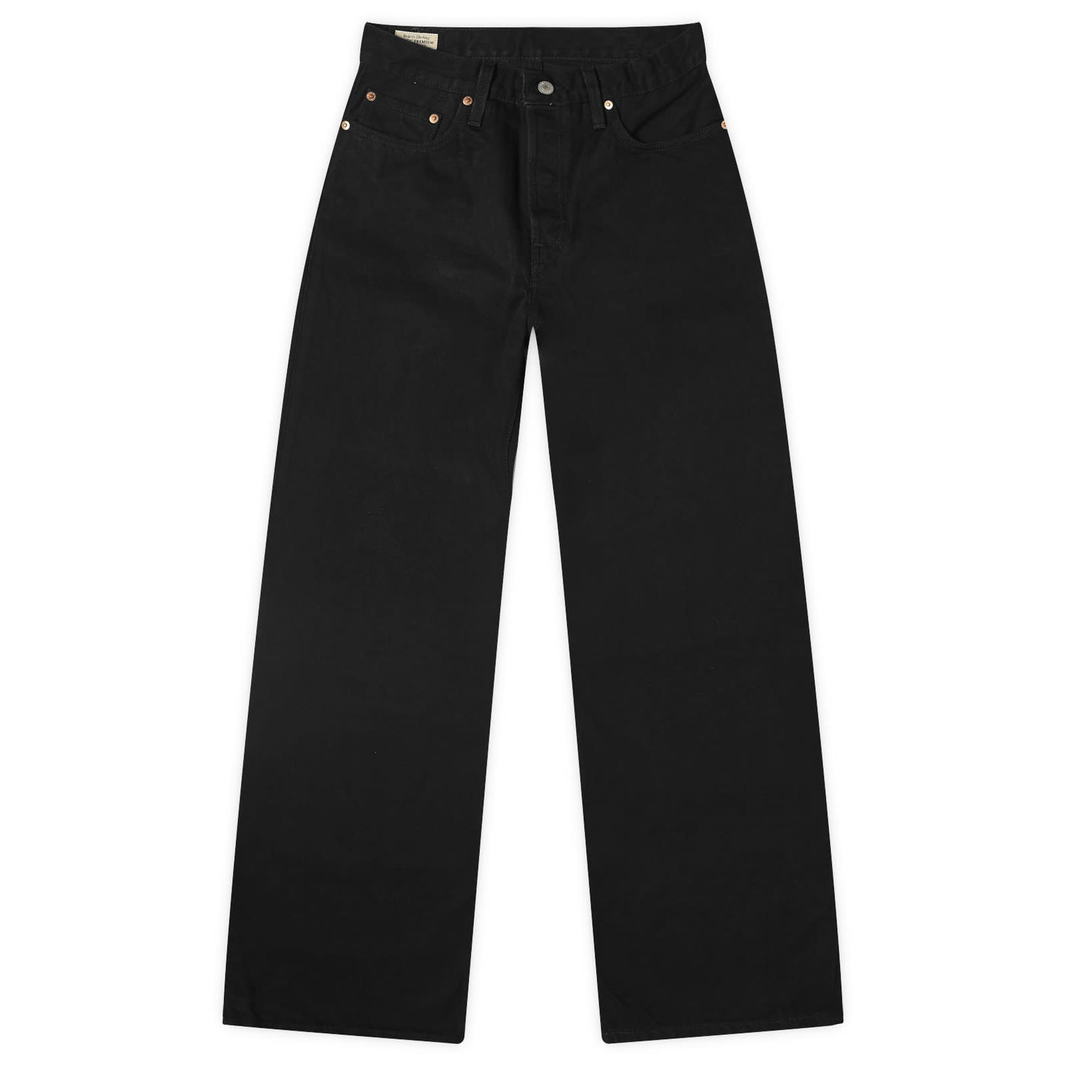 Nohavice a džínsy Levi's Straight Leg Čierna | A1959-0035, 0