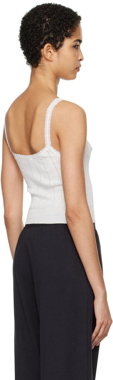 Tielko SKIMS Sweater Camisole Biela | SL-CAM-6485W, 2